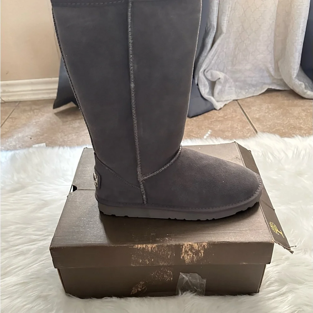 AUSLAND Women's Tall Snow Boots Winter Classic